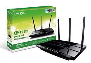 TP-Link Archer C7 WLAN Dualband Gigabit Router (für Anschluss an Kabel-/DSL-/Glasfasermodem 802.11b/g/n/ac, USB 2.0, 1750MBit/s, LAN, WAN)3